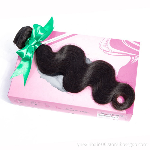 Brazilian Body Wave Hair Weft 100% Remy Human Weave Hair Extensions Bundles Natural Color